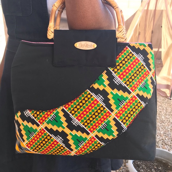African Kente hand Bag - Picture 2 of 3
